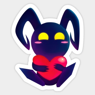 Shadow Heartless Sticker